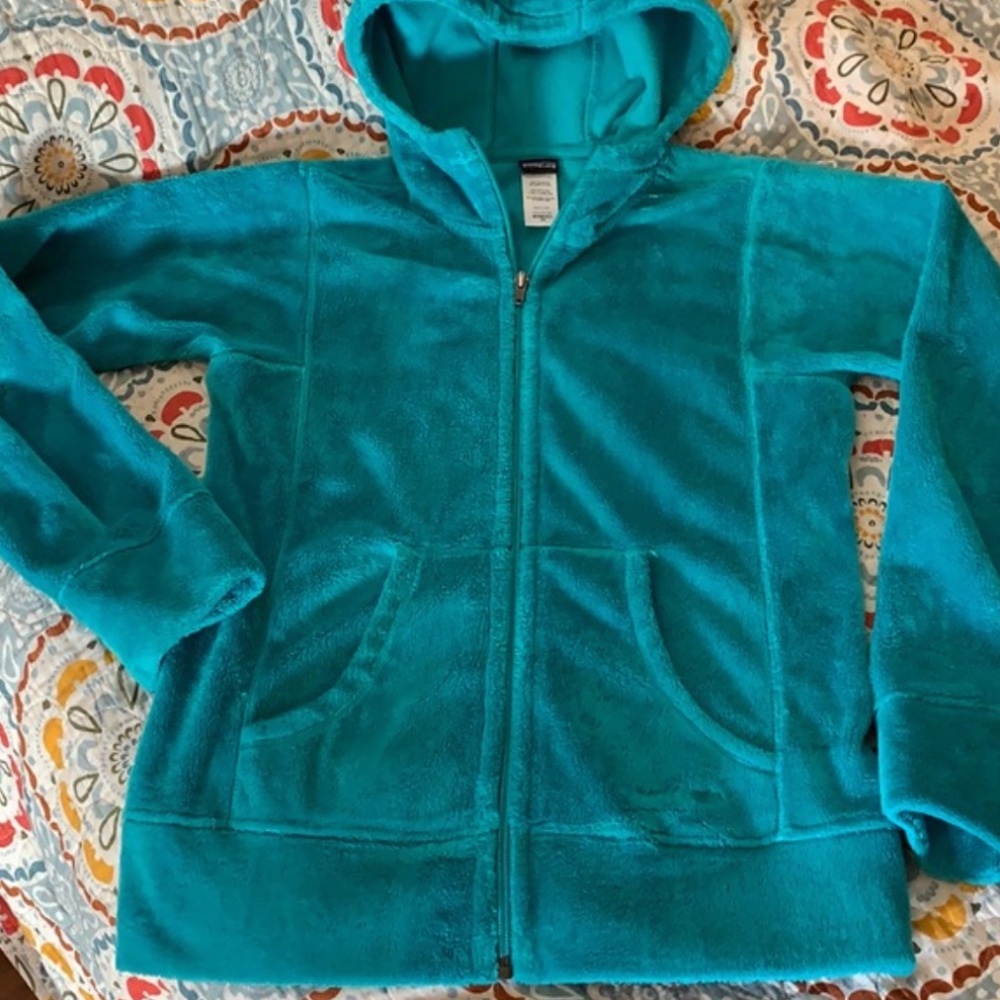 Patagonia zip up fleece - aquamarine